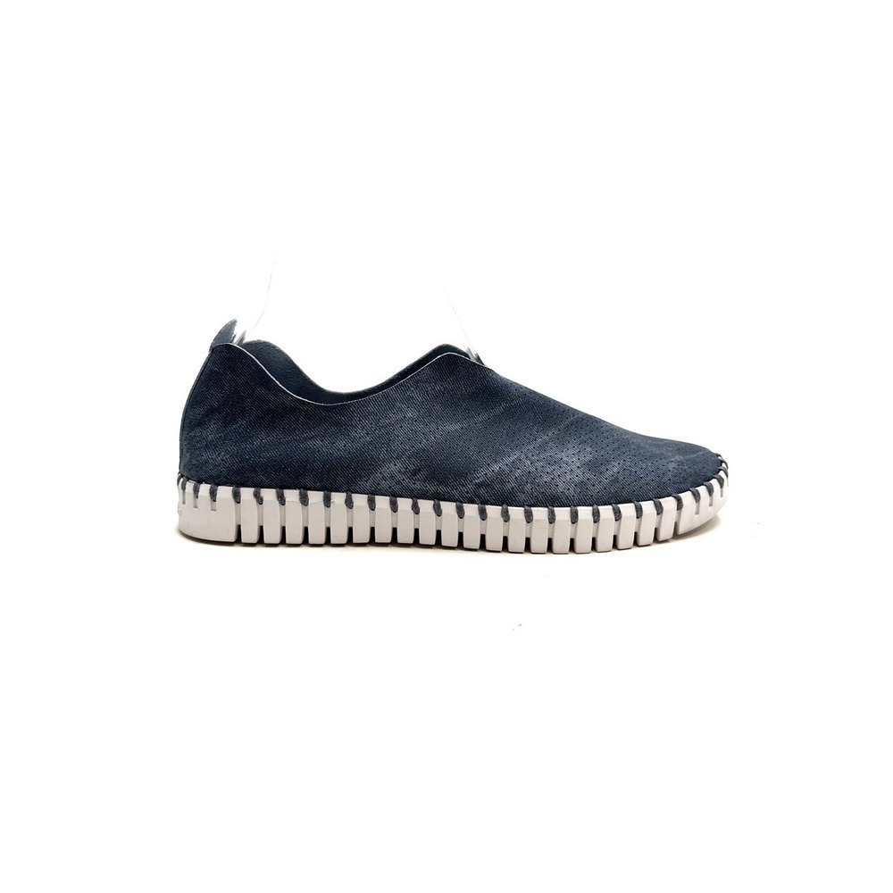 Ilse Jacobsen | Tulip Slip On Shoes in Dark Blue Wash Size EU 41